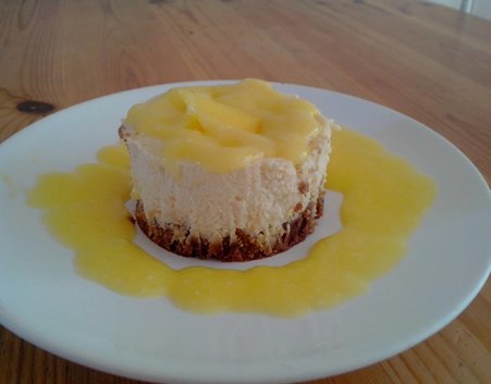 Cheesecake mangue coco